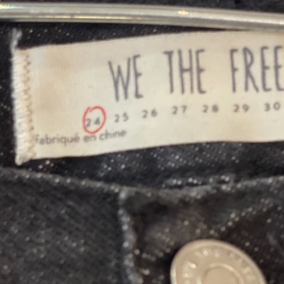 NWT Free People Black Ripped Skirt - Picture 2 of 6